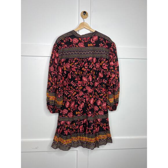 NWT Alice + Olivia Sedona Mandarin Tunic Dress Fall Into You Floral Dress - Picture 6 of 7